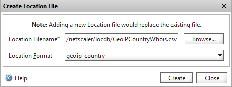 Adding a static GeoIP database file